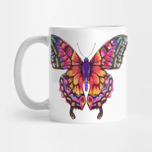 Groovy Colorful Butterfly Mug